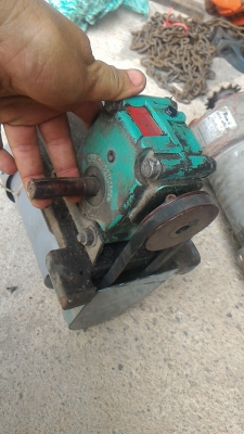 ชุดมอเตอร์ MITSUBISHI ขนาด 200 W.และเกียร์ทดรอบแยกขับต่างหาก ขนาด 1 ต่อ 30