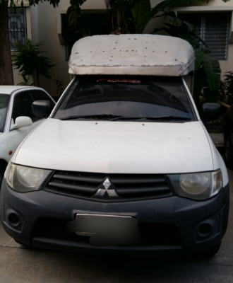 mitsubishi triton single cab cng