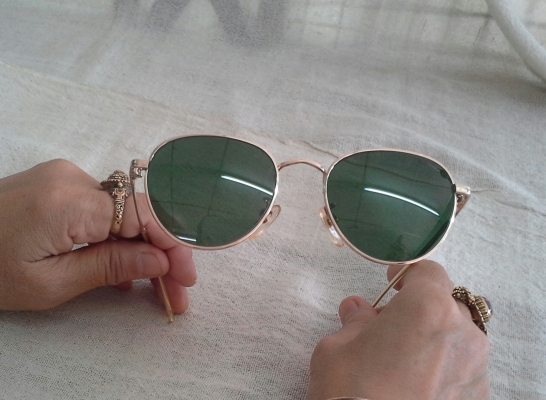 แว่นตาทรง 'หยดน้ำ-จอห์น เลนนอน'  Polo AMERICAN TM made in Japan