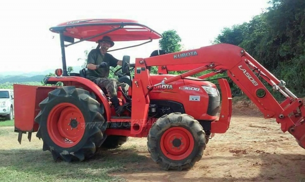 รถไถ ยี่ห้อ KUBOTA L3608 รถใช้งาน 234 ชั่วโมง มีเล่มทะเบียนพร้อม