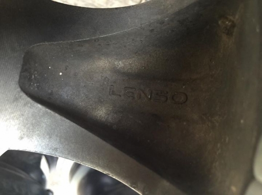 ขายถูกๆ ล้อlenso 15x7.5 off 20 5รู114 ถอดจากvigoตัวเตี้ย