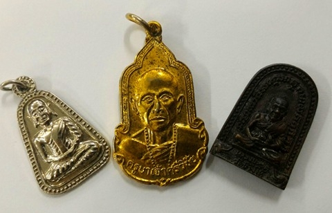 จัดหนัก 999บ. หลวงพ่อเงิน ครูบาศรีวิชัย หลวงปู่ทวด เนื้อสวยจัดๆ 3 เหรียญปล่อยรวม ส่งEmsฟรีจ้า