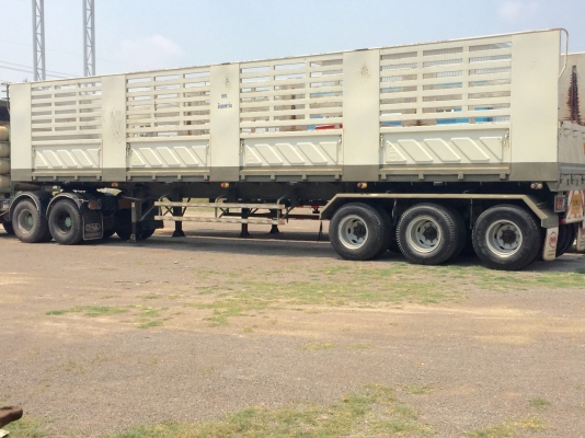 หางพ่วงเซมิไม่ดั้มยาว12.50ม3เพลาของสามมิตรปี50สภาพสวย90\%ไม่ค่อยใด้ใช้