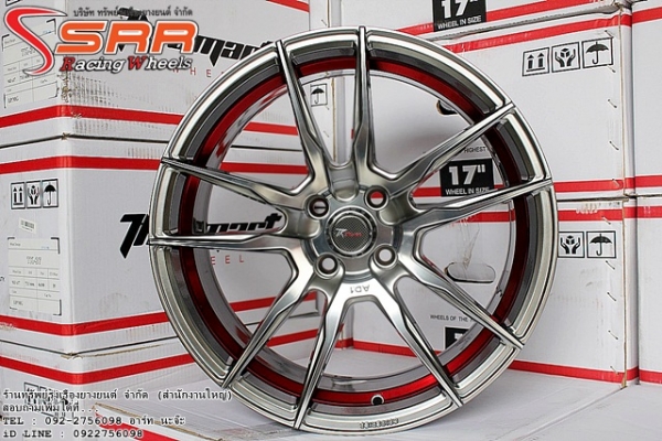 ล้อใหม่ PISECS ขอบ17 วงละ 4250 บาท