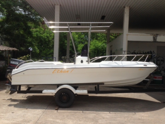 สำราญ มารีน เครื่องเรือจากญี่ปุ่น เรือไฟเบอร์กลาสหล่อใหม่ พัทยา