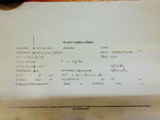 รถฮีโน่ 6 ล้อ ตู้แห้ง FB4J - 145 แรงม้า. ปี 40.    สนใจติดต่อ  081 - 6079515