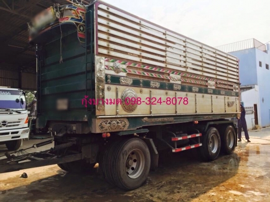 ขายรถพ่วง 22 ล้อ Hino เครื่อง 380 แรง ปี 55 กระบะดัพม์มิเนียมแม่ลูก อู่สามมิตร ลูก 3 เพลา ยาว 6.50 เมตร ไมล์ 190,xxx ยางเต็ม พร้อมใช้งาน ขายรถพ่วง 22 ล้อ Hino เครื่อง 380 แรง ปี 55 กระบะดัพม์มิเนียมแม่ลูก อู่สามมิตร ลูก 3 เพลา ยาว 6.50 เมตร ไมล์ 190,xxx ยางเต็ม พร้อมใช้งาน