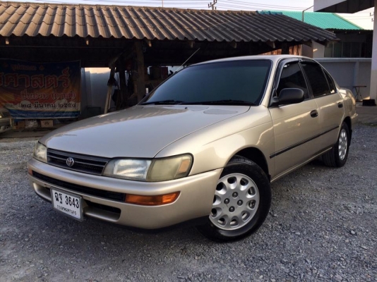 ขาย ae101 สีทอง ปี93 เครื่อง1600 แก๊สหัวฉีด รถสวยพร้อมใช้