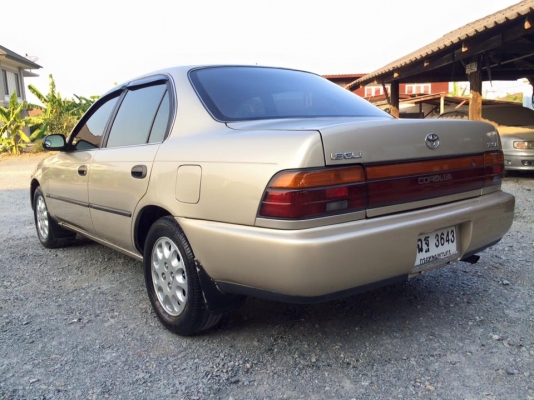 ขาย ae101 สีทอง ปี93 เครื่อง1600 แก๊สหัวฉีด รถสวยพร้อมใช้