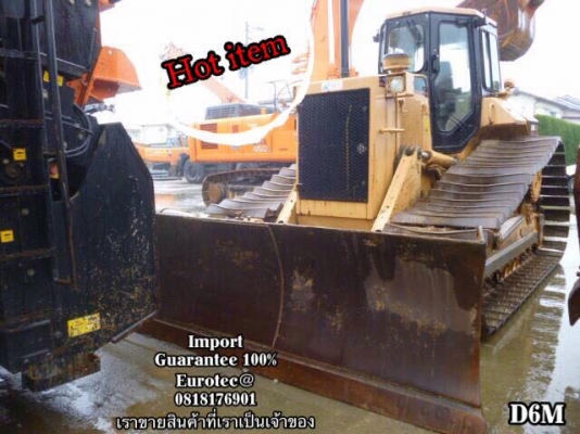 ขาย รถดันดิน D6Mจำหน่าย รถ เครื่องจักร นำเข้า100\% อปกรณ์ทุกชิด ราคาถูก eurotec. 0818176901