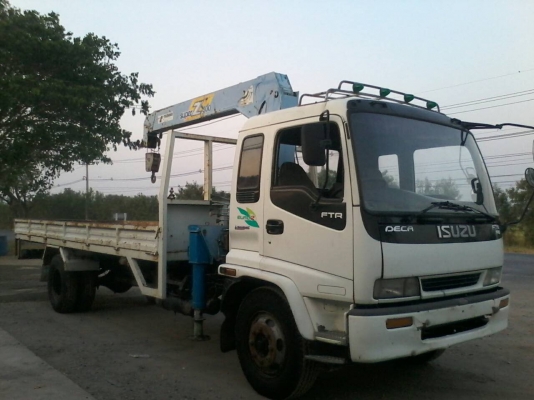 ขายDeca195ติดเครนTadano5ตันท้องปลิงSuperZกระบะยาว6.50ม