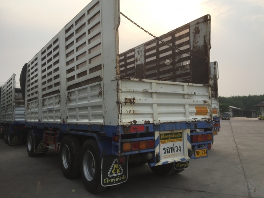 ขายลูกพ่วงไม่ดั้ม3เพลา7.5เมตร