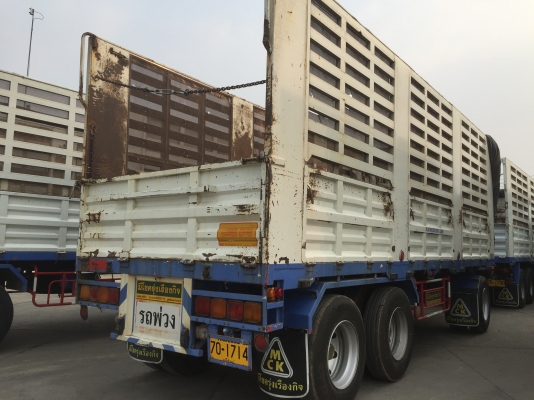 ขายลูกพ่วงไม่ดั้ม3เพลา7.5เมตร