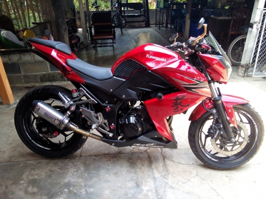 ขาย Z250 ปี 13 แต่งเยอะแต่งท่วม รถสวยวิ่งน้อย 98500 ต่อรองได้