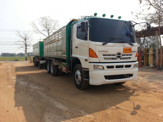 ขายรถพ่วงHino fm1a 344แรงปี54 ดั้มเนียมอู่st. พ่วงแม่ลูก สนใจ0932795977