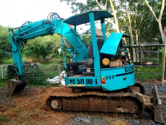 ขายด่วนรถแบ๊คโฮ KOMATSU PC50uu-1 สภาพพร้อมใช้งาน ขายด่วนรถแบ๊คโฮ KOMATSU PC50uu-1 สภาพพร้อมใช้งาน