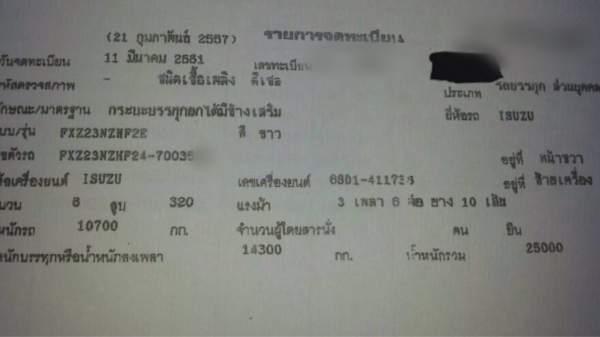 ขายรถ22ล้อดั้มพ์ ISUZU FXZ23NZHF24 เครื่อง320แรงม้ากับหาง SMM ปี51 สนใจโทร 081-970-1072