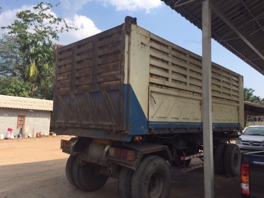 ขายรถ18ล้อดั้มพ์ ISUZU FXZ23NZF24 เครื่อง270แรงม้ากับหางSMM ปี51สนใจโทร 081-970-1072