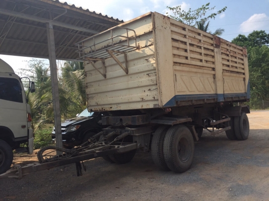 ขายรถ18ล้อดั้มพ์ ISUZU FXZ23NZF24 เครื่อง270แรงม้ากับหางSMM ปี51สนใจโทร 081-970-1072