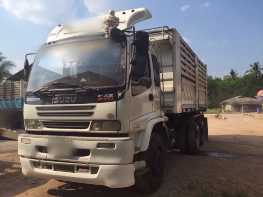 ขายรถ18ล้อดั้มพ์ ISUZU FXZ23NZF24 เครื่อง270แรงม้ากับหางSMM ปี51สนใจโทร 081-970-1072