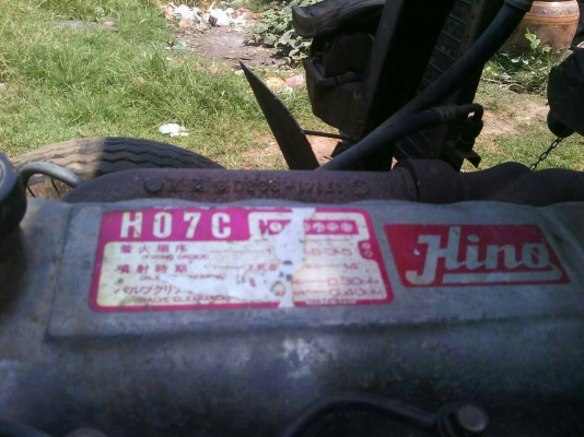 ขายดั๊ม Hino เครื่อง ho7c  185 แรง ช่วงล่าง f รถเต็มสูตร
