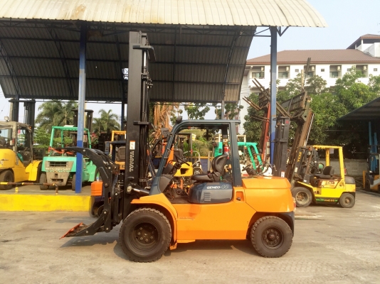 -:-*&bull;*ข า ย ร ถ ย ก นำ เ ข้ า*&bull;*-:-TOYOTA 7FG40 เสา5.5เมตร เครื่องเบนซิล+แก๊ส เกียร์ออโต้ สนใจติดต่อ083-062-0223(ปอนด์)