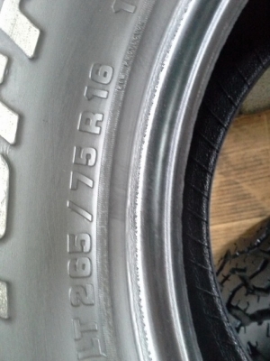 BF All USA. 265/75/16 ปี13 สภาพสวยๆ 1ชุด