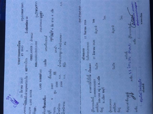 LAND-ROVER V6 FREELANDER สีบ.เงินปี2004
