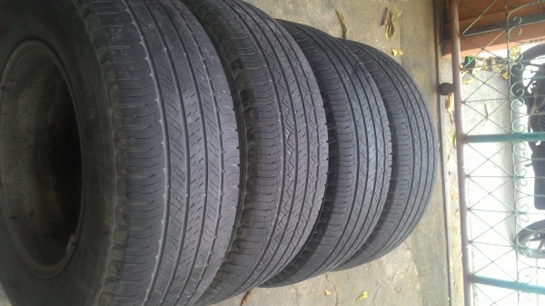 ขายแม๊กขอบ16-5รู114 พร้อมยางเก่ามิชลิน 235/70/16=3500บาท