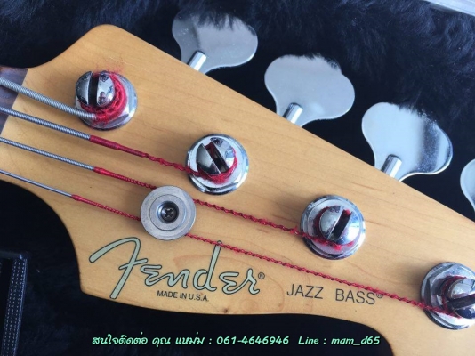 ขาย กีต้าร์เบส fender jass bass made in usa (แท้) ใช้งานน้อยมากๆ ขาย กีต้าร์เบส fender jass bass made in usa (แท้) ใช้งานน้อยมากๆ