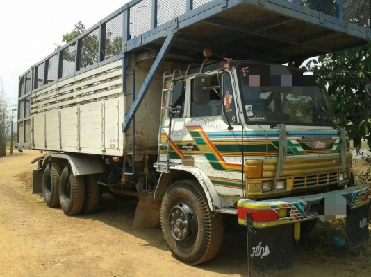 ขาย HINO จ้าวอินทรีย์ วางเครื่อง 220 แรง สองเพลา กระบะดั๊ม