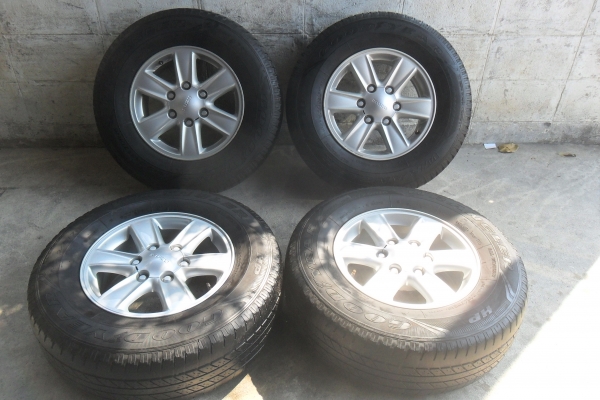 ล้อแม็ก16นิ้ว6รุ อีซูสุ พร้อมยาง สวยๆ 4 ล้อ ราคา 7900 บาท