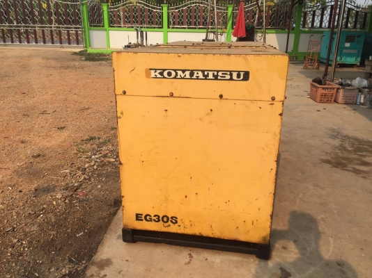 ขายเครื่องปั่นไฟ Komatsu EG30S 30 Kva เครื่อง Komatsu ไดร์ TAIYO พร้อมใช้งาน โทร 0818481185 0914902228
