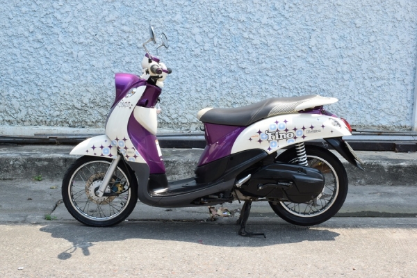 Fino 2012 รถบ้านแท้ เล่มทะเบียนชุดโอนภาษีพรบครบ ทะเบียนสวย