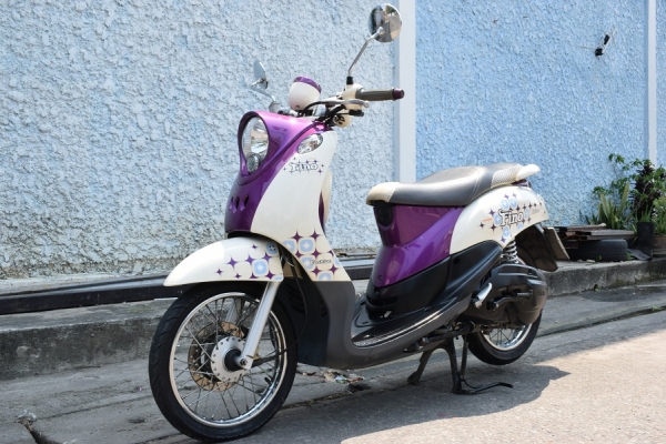 Fino 2012 รถบ้านแท้ เล่มทะเบียนชุดโอนภาษีพรบครบ ทะเบียนสวย