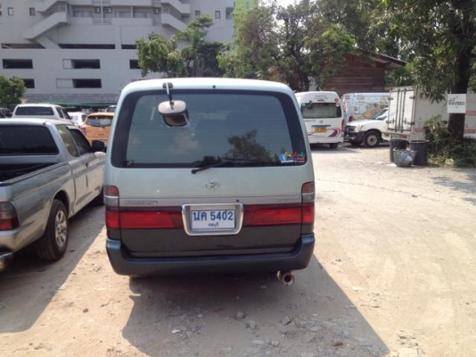 รถตู้ โตโยต้า ซุปเปอร์คัมตอม สีเขียว ปี 40 สภาพสวย ช่วงยาว