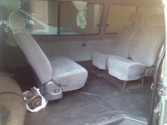 รถตู้ โตโยต้า ซุปเปอร์คัมตอม สีเขียว ปี 40 สภาพสวย ช่วงยาว