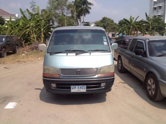 รถตู้ โตโยต้า ซุปเปอร์คัมตอม สีเขียว ปี 40 สภาพสวย ช่วงยาว