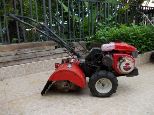 รหัส:12000795รถพรวนดินเดินตามMITSUBISHI GM181Lเบนชิล(3.5ps)ชุดพรวนดินกว้าง55cm.www.nihonmono.com