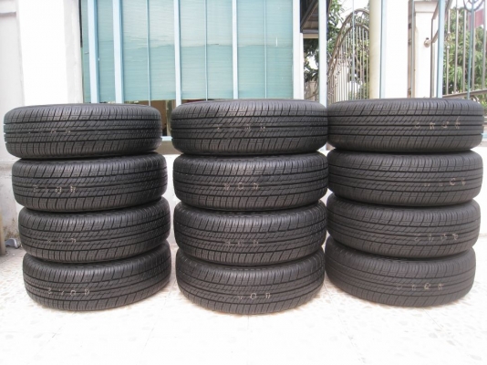 ขายกะทะล้อ toyota vios 14" 4/100 +ฝาครอบ+ยางปี13(081-3747940)