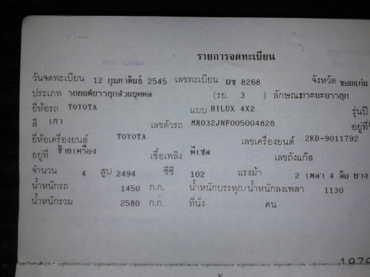 ขายกระบะโตโยต้าปี 45 ขายกระบะโตโยต้าปี 45