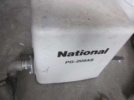 ขาย-เครื่องปั๊มน้ำ National มือสองจากญี่ปุ่นแท้ 200 วัตต์ เพียง 3,900 บาท