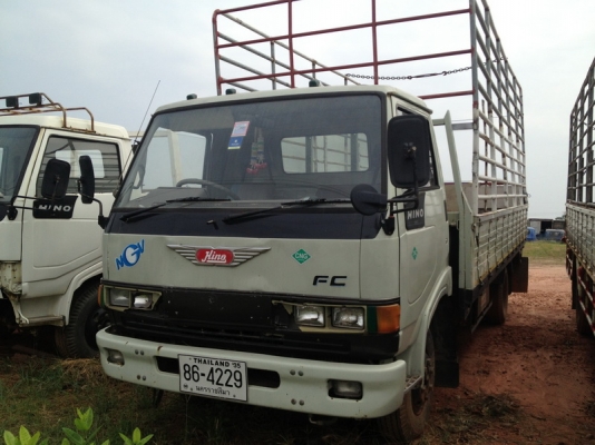 ขาย HINO FC เครื่อง WO4D 117 แรงม้า NGV กระบะคาร์โก้คอกสูง ยาว 4.80 เมตร มีทะเบียนพร้อม