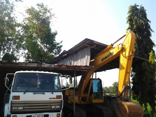 ขายแมคโคKOMATSU PC200-7  พร้อมเทรนเลอร์ UD  CW41