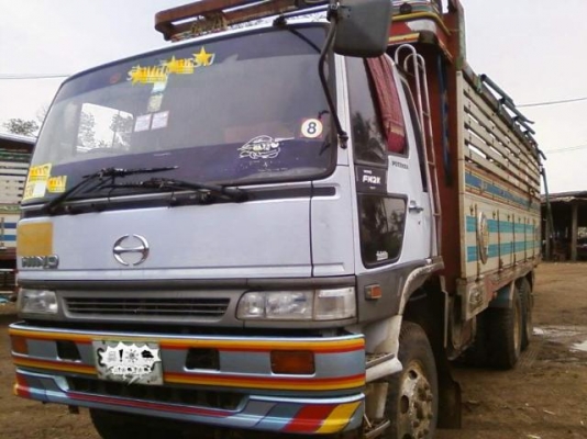 HINO FM 2K - 260 HP M10U รถพ่วงแม่+ลูก กระบะดั๊มพ์มิเนียมคอกเกษตร 12 ตันของอู่ฮวด สวยทั้งแม่ทั้งลูก ลูก 2 คานดั๊มพ์ความยาว 6.20 เมตร รถเครื่องแน่นดี ภายในเก๋งสวยครบ แอร์เย็น พ.เพาเวอร์ ก.ไฟฟ้า ช่วงล่างคัชซีสวยไม่มีบวม ยางสภาพดีทั้งแม่ทั้งลูกประมาณ 70\% พร้