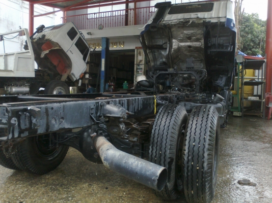 รถหกล้อ มิตซู MITSUBISHI รุ่น FK415F (ฝาแฝด)