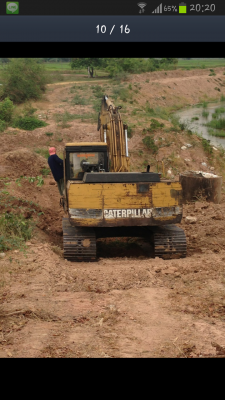 รถแม็คโครcat E110B ไม่ใช่นายหน้า