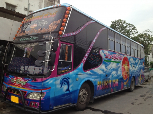 ขายรถบัสพัดลม แชสซีเบนซ์ เครื่องนิสสัน PE6 275HP 6 สูบ