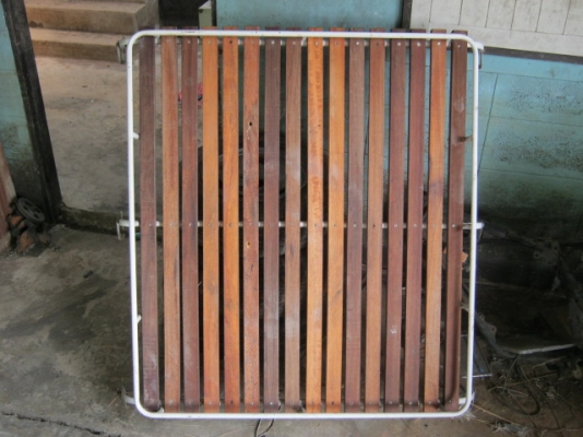 แร็คหลังคาไม้ ใส่รถคลาสสิคสวย