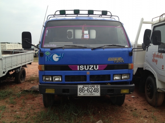 ขาย ISUZU NPR หัวกล่อง NGV เครื่อง 4BD  115 แรงประหยัดไม่จุกจิกขับดีทะเบียนพร้อมกระบะคาร์โก้ยาว 4.80 เมตร